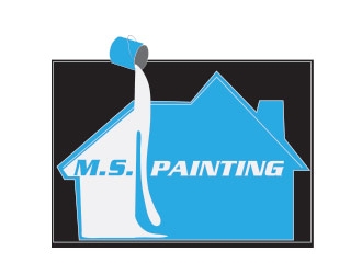 M.S. Painting logo design by not2shabby