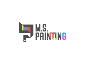 M.S. Painting logo design by blink