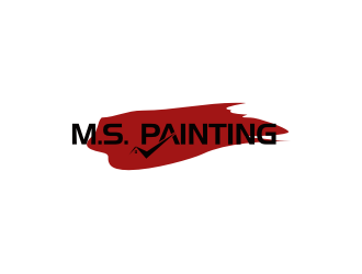 M.S. Painting logo design by cintya