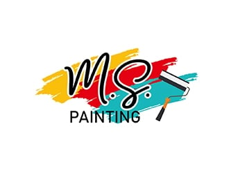 M.S. Painting logo design by Aqif