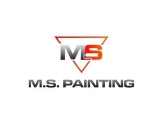M.S. Painting logo design by lj.creative