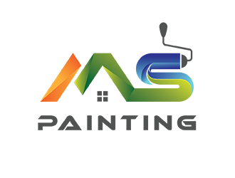 M.S. Painting logo design by Bl_lue