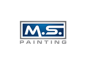 M.S. Painting logo design by Nurmalia