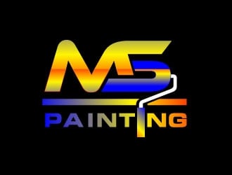 M.S. Painting logo design by maze