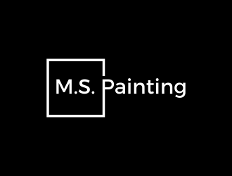 M.S. Painting logo design by BlessedArt