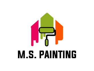 M.S. Painting logo design by JessicaLopes
