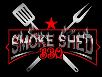 Smoke Shed BBQ logo design by Suvendu