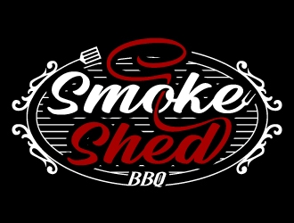 Smoke Shed BBQ logo design by Suvendu