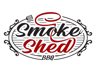 Smoke Shed BBQ logo design by Suvendu