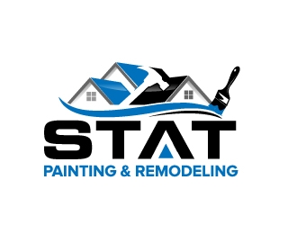 STAT Painting & Remodeling logo design by jaize