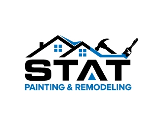 STAT Painting & Remodeling logo design by jaize