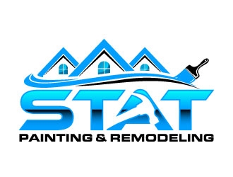 STAT Painting & Remodeling logo design by daywalker