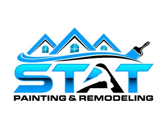 STAT Painting & Remodeling logo design by daywalker