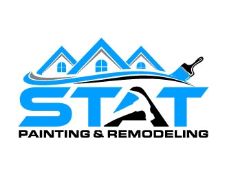 STAT Painting & Remodeling logo design by daywalker