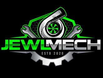 JEWL MECH logo design by DreamLogoDesign