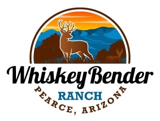 Whiskey Bender Ranch logo design by Kirito