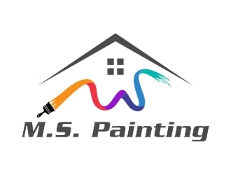 M.S. Painting logo design by alfais
