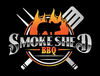 Smoke Shed BBQ logo design by AamirKhan