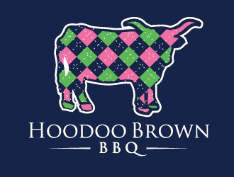 Hoodoo Brown BBQ logo design by maze