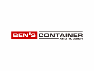 Bens Container and Rubbish logo design by checx