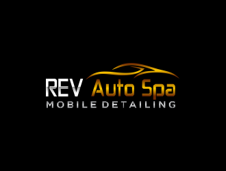 REV Auto Spa logo design by oke2angconcept