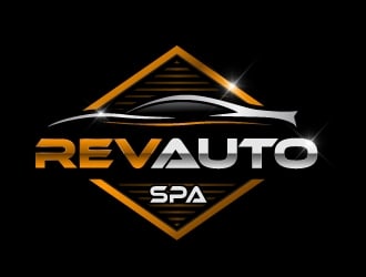 REV Auto Spa logo design by kasperdz