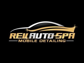 REV Auto Spa logo design by Benok