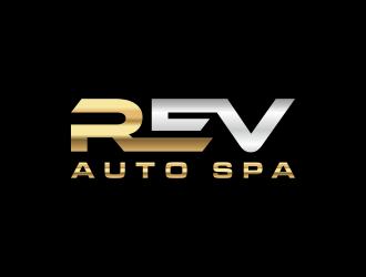 REV Auto Spa logo design by p0peye