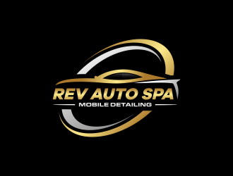 REV Auto Spa logo design by ammad