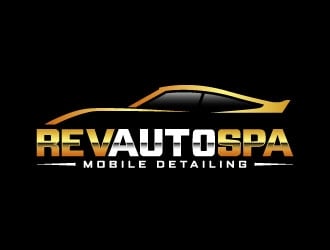 REV Auto Spa logo design by daywalker