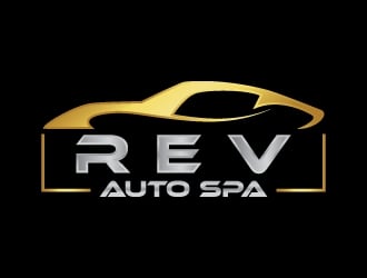 REV Auto Spa logo design by mewlana