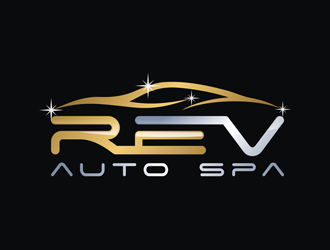 REV Auto Spa logo design by Rizqy