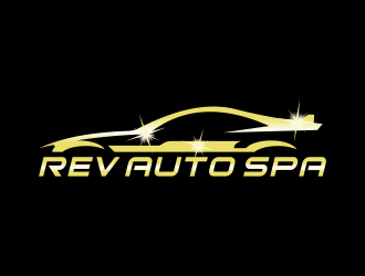 REV Auto Spa logo design by BlessedArt