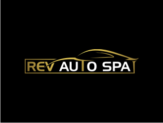 REV Auto Spa logo design by superiors