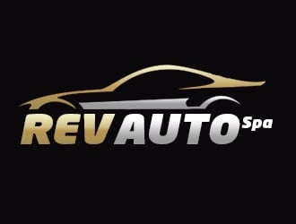 REV Auto Spa logo design by bougalla005