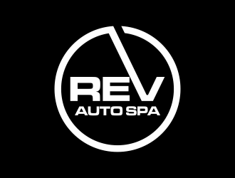 REV Auto Spa logo design by eagerly