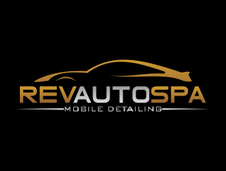 REV Auto Spa logo design by beejo