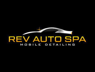 REV Auto Spa logo design by ingepro