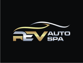 REV Auto Spa logo design by rief