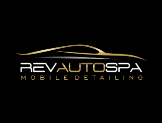 REV Auto Spa logo design by serprimero