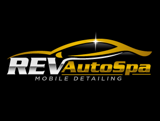 REV Auto Spa logo design by THOR_