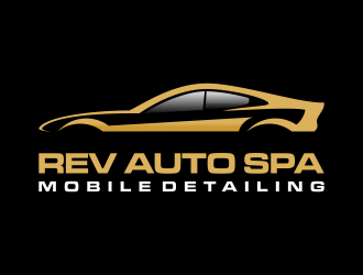 REV Auto Spa logo design by savana