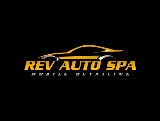 REV Auto Spa logo design by Inlogoz