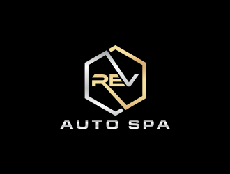 REV Auto Spa logo design by hopee