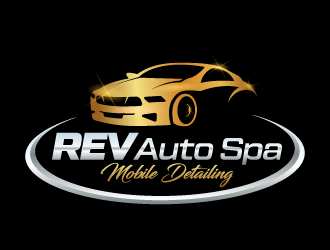 REV Auto Spa logo design by lestatic22