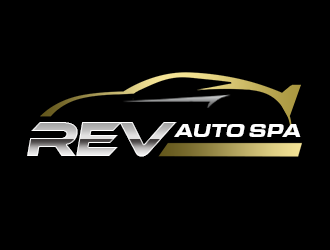 REV Auto Spa logo design by kunejo