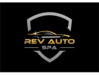 REV Auto Spa logo design by clayjensen