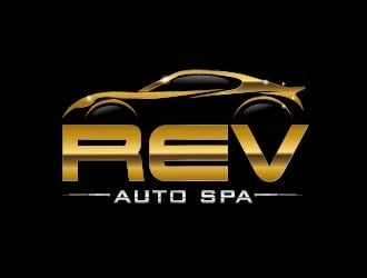 REV Auto Spa logo design by usef44