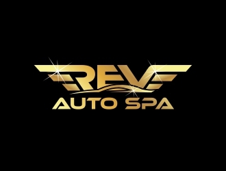 REV Auto Spa logo design by lj.creative