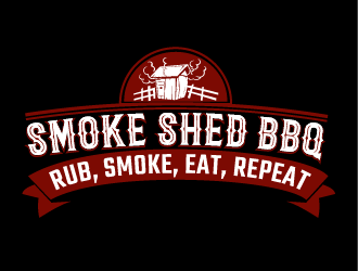 Smoke Shed BBQ logo design by IanGAB